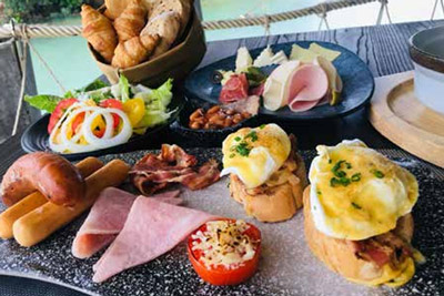 breakfast on the beach Food